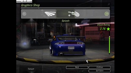 Need for Speed Underground 2 Tuning на Mitcubishi Eclipse 