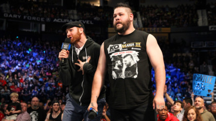 Kevin Owens & Sami Zayn crash SmackDown LIVE: SmackDown LIVE, April 3, 2018