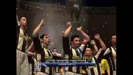 Pro Evolution Soccer 2009 - Juventus Winning Champions Legue :) !