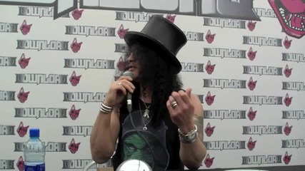 / Titus / Slash Press Conference - The Metalheadz - Download Festival 2010 