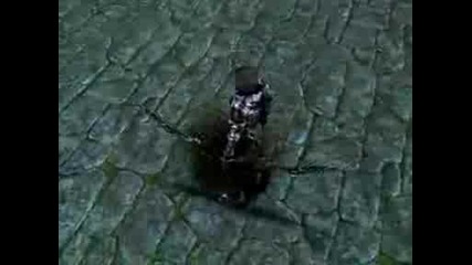 Black Draconic Bow with Dark Glow
