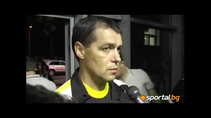 Интервю на Петър Хубчев след мача с Литекс