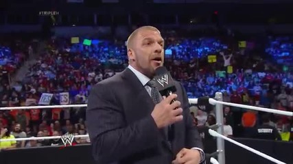 Triple H казва, че ще сложи краят на Daniel Bryan на Wrestlemania 30 - Wwe Smackdown 14/3/14