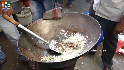 Бърза Храна на улицата в Мумбай - Veg Fried Rice 