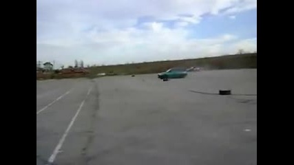 един слънчев дрифт ден в горна
