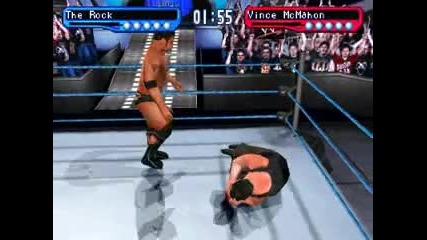 The Rock Vs Vince Mcmahon smackdown 2