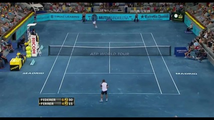 Federer vs Ferrer - Mutua Madrid Open 2012