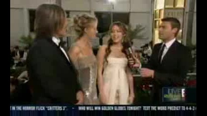 Miley Cyrus - Golden Globe Awards 2009 - Red Carpet Intervie