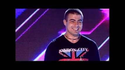 The X Factor Bulgaria ! (2013) Страхотно изпълнение на Драгомир Бенев..