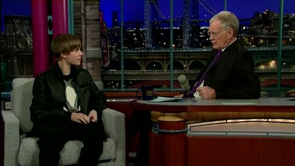 David Letterman - Justin Bieber Tweets Dave
