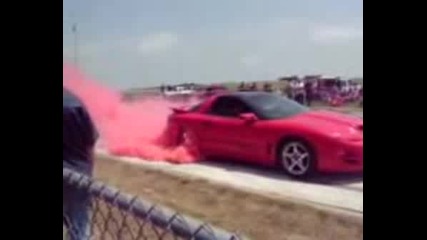 Burnout(red Smoke)