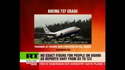 Падна Пътнически Самолет В Киргизистан