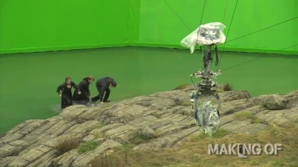 On set for the final chapter of 'harry Potter and the Deathly Hallows_ Part 2'