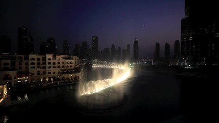 Пеещи фонтани в Дубай - Time To Say Goodbye ( H D Качество ) 
