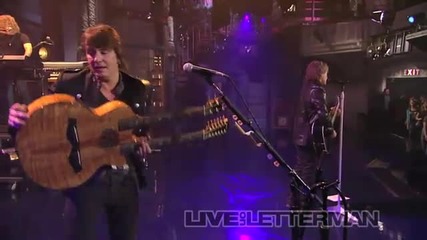 Bon Jovi - Wanted Dead Or Alive (live on Letterman) 