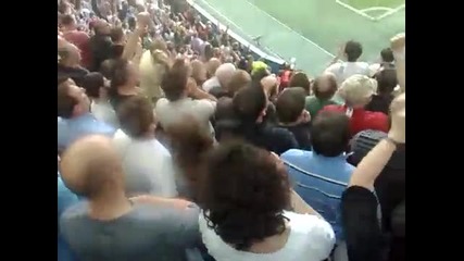Manchester United fans at Chelsea - Song for Park 