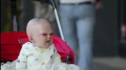 Дяволско бебе стресира Ню Йорк в страховита скрита камера