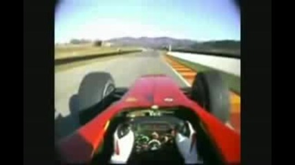 F1! Кадри от камерата на Фелипе Маса