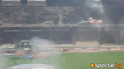Огнен Ад на Мача Panatinaikos - Olimpiakos 