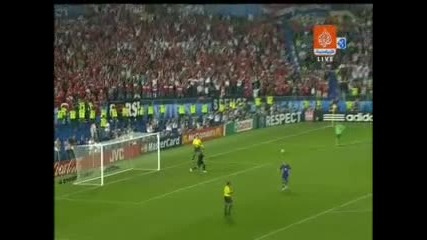 Euro 2008 - Хърватия - Турция 1:1 Изпълнението на дузпи *HQ*