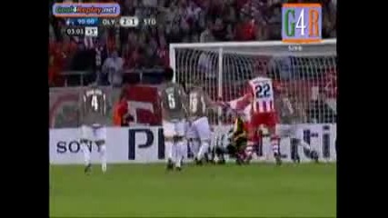Olympiacos 2:1 Standard Liege 20.10 2009 - Всички голове 