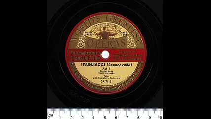 Arthur Carron - Vesti La Giubba - 1940 