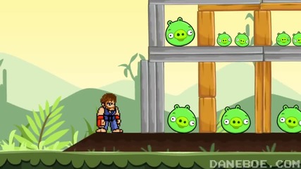 Chuck Norris vs Angry Birds