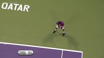 Federer vs Tsonga - Atp Doha 2011 