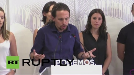 Spain: Podemos leader Iglesias "salutes and supports" Jeremy Corbyn