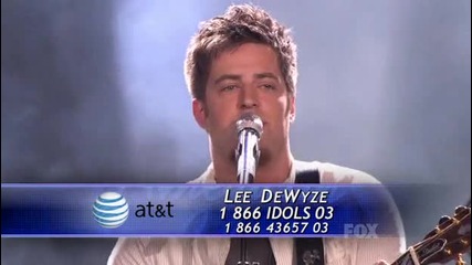 Lee Dewyze - Hallelujah (american Idol 9 - Top 3 - Judges choice) 