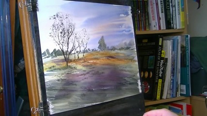 Рисуване на пейзаж-акварел (демонстрация)