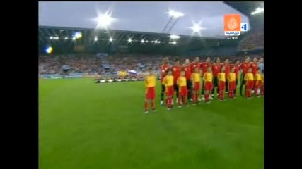10.06 Испания - Русия 4:1 Националните химни