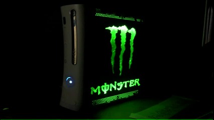 Custom xbox 360 monster energy 