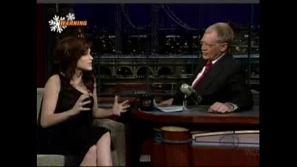 Sophia Bush In David Letterman Show