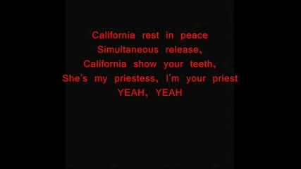 Red Hot Chili Peppers - Dani California + Lyrics 