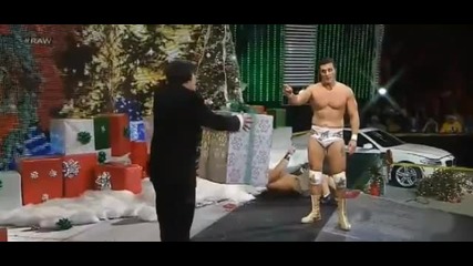 Cena vs Alberto Del Rio - Miracle on 34th Street Fight - 12/24/12 - Part 2/2 (hq)(360p)