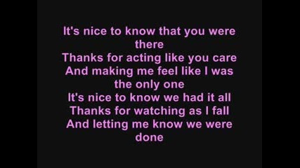 Avril Lavigne - My Happy Ending (karaoke)