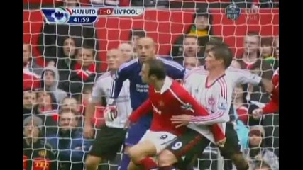 Манчестър Юнайтед - Ливърпул 1 - 0 гол на Бербатов