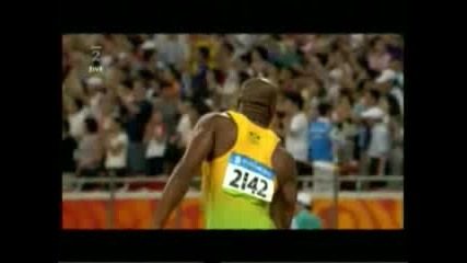 Usain Bolt - World Record 9.68