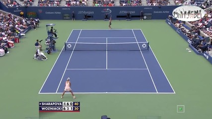 [hd] Wozniacki vs Sharapova [us Open 2014 Highlights]