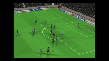 Фифа 10 - Роналдо срещу Гути Фри Кик 