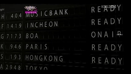 (hd) Boa ft. Eunhyuk - Only One ~ Music Bank Kpop Festival (31.08.2012)