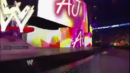 Aj Lee Vs. Divas Champion Layla
