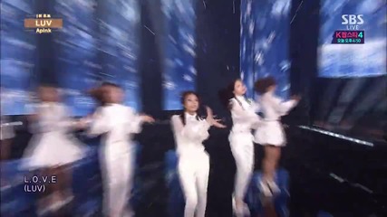 Apink - Luv (141207 Sbs Inkigayo )