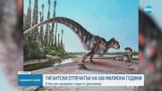 Откриха рекордно голям отпечатък от крак на динозавър
