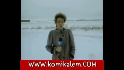 Репортерка Остава Под Снега След Минаване На Снегорин