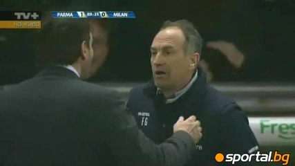 Божинов вкара гол срещу Милан 