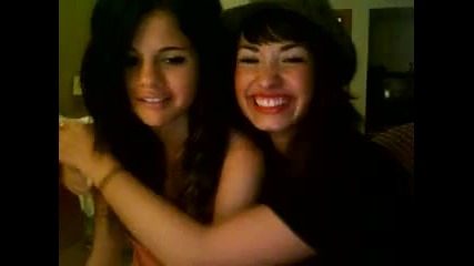 Demi and Selena with a Special Guest (they are the guests)