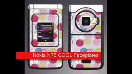 Hot Cell Phone Nokia N75 Cool Faceplates