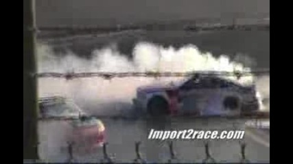 Mustang Saleen Vs Nissan 350z Turbo Drift